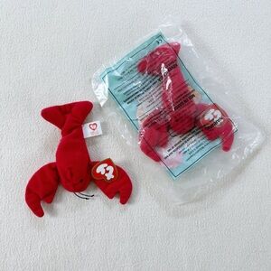TY | Pinchers The Lobster Teenie Beanie Babies Vintage Collector Toy